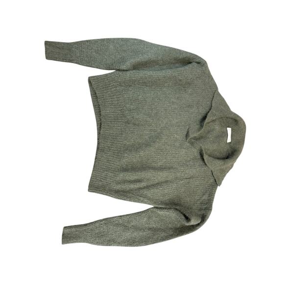 Everlane The Alpaca Waffle-Stitch Polo Sweater Pullover Wool Blend Green XS - Picture 8 of 12